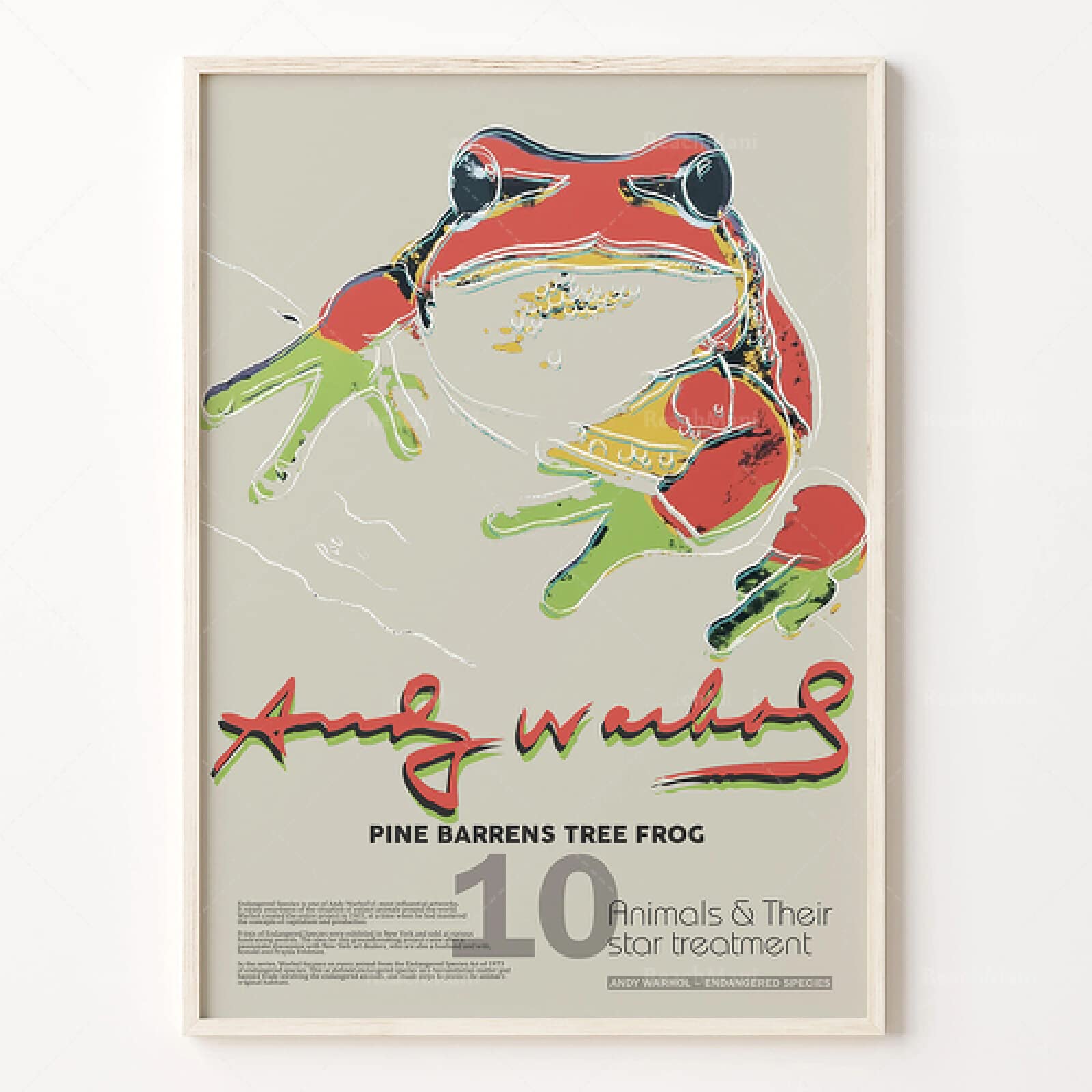 Amazon｜Andy warhol アンディ ウォーホル ウォールアートパネル 絶滅